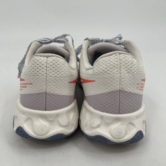 Nike White Renew Ride 2 Lace-Up Sneakers | Size 6.5 - Picture 9 of 9